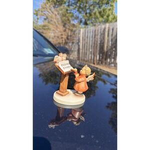 Goebel Germany Angel With Birds Music Stand Figurine Signed Base